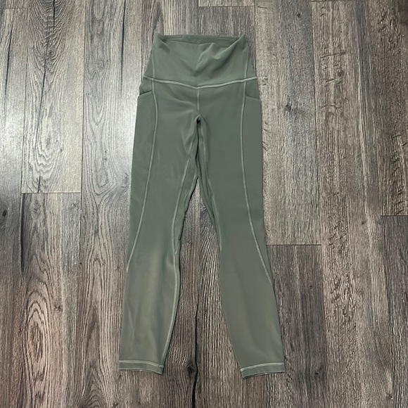 Lululemon Align 25” with pockets size 2 grey sage - Picture 3 of 7